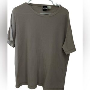 The North Face Women's Taupe(pinkish/light mauve) Waffle Knit Top